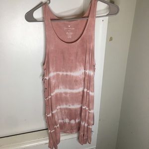 pink tank top from american eagle